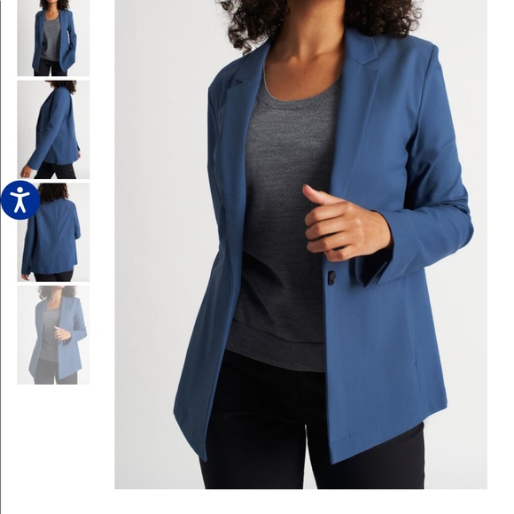 Kit and Ace Jackets & Blazers - Kit and Ace Blue Women's Blazer